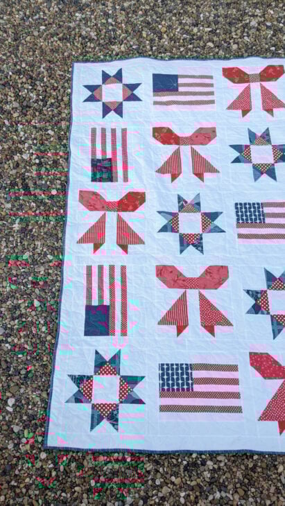 Sweet Liberty Quilt Pattern - Patriotic Flag, Ribbon and Star quilt 24 Sweet Liberty Quilt Pattern - Patriotic Flag, Ribbon and Star quilt 24