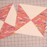 Hour Glass Quilt Block Pattern