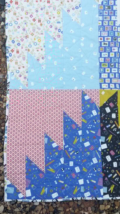 Delectable Mountain Quilt Block & Pattern 3