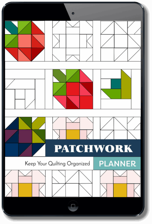 digital planner for quilters on an ipad digital screen