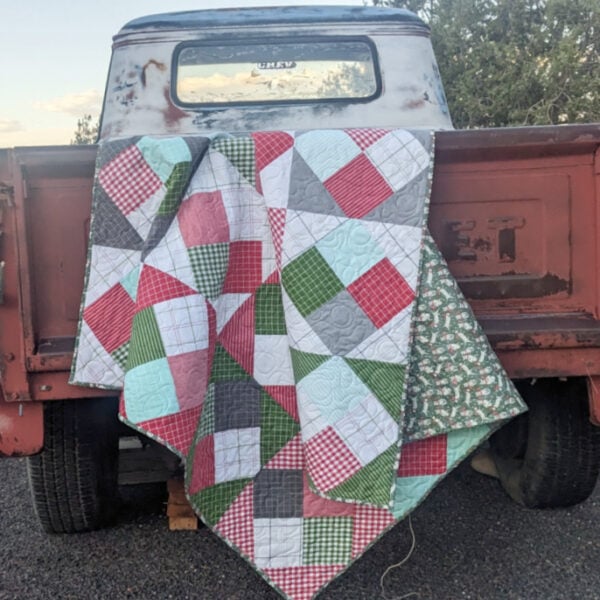 Simple Layer Cake Quilt Pattern - Four Patch on Point 8