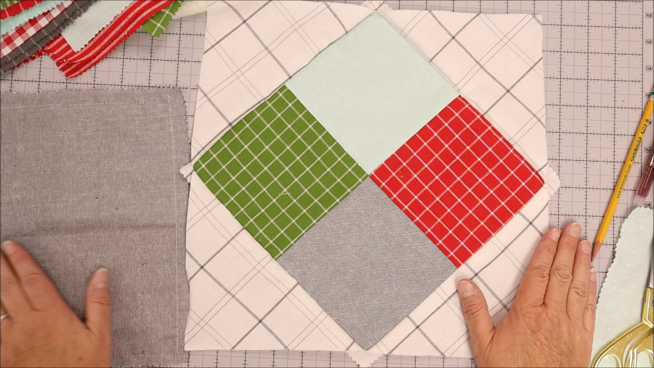 Simple Layer Cake Quilt Pattern - Four Patch on Point 20