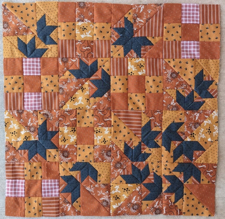Flying Bats Table Topper - with AccuQuilt 1