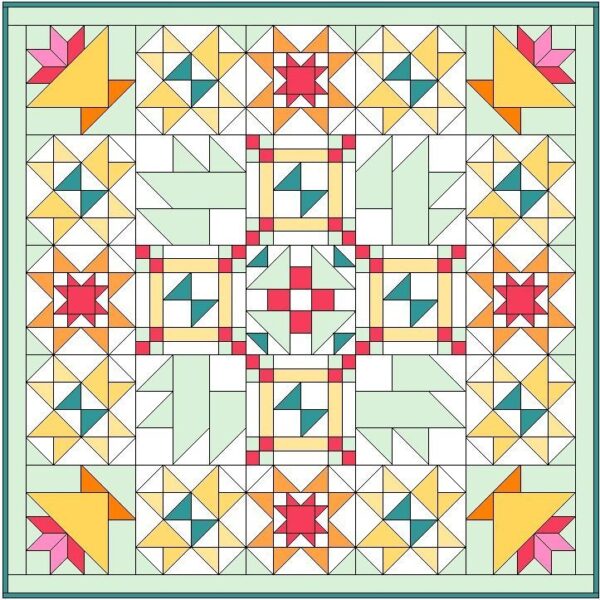 Introducing the Patchworkers Plus 2026 Block of the Month Pattern ...